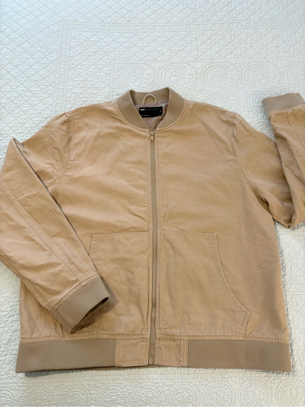 ASOS canvas twill bomber chore jacket. Size 2XL.